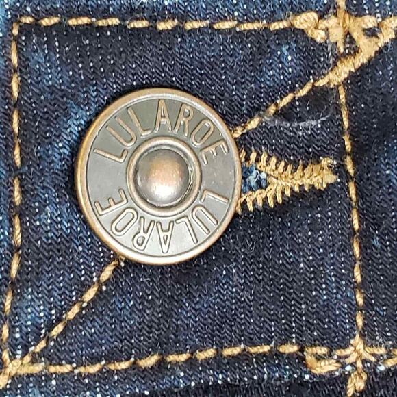 Lularoe Jeans Skinny Womens Size 30 Blue High Rise Stretch Denim 5-Pocket - Picture 5 of 8